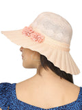 FabSeasons Long Brim Beach and Sun Hat / caps for Women & Girls