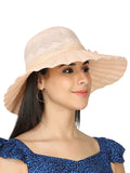 FabSeasons Long Brim Beach and Sun Hat / caps for Women & Girls
