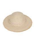 FabSeasons Straw Sun Hat / Caps with long ribbons for Girls & Women