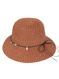 FabSeasons Sun Hat / Caps with shimmer for Women & Girls, can be used for Travel / Beach