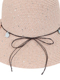 FabSeasons Sun Hat / Caps with shimmer for Women & Girls, can be used for Travel / Beach