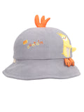 FabSeasons Chicken Cotton Bucket Hat/Cap for Boys & Girls (1-4 Years, 50 cm Circumference)