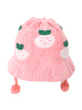 FabSeasons Baby Winter Bucket Hat / Cap for Kids of Age 2-5 years, Fluffy Fuzzy Warm Hats for Boys & Girls