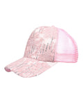 FabSeasons Sequin glitter Trucker snapback caps & hats, with breathable mesh, 5 Panel cap for girls & women