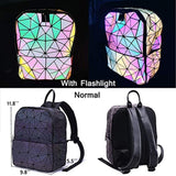 FabSeasons Geometric Handbag Luminous Women Tote Bag Holographich Handbags for Women