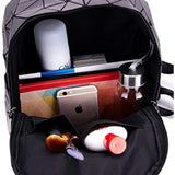 FabSeasons Geometric Handbag Luminous Women Tote Bag Holographich Handbags for Women