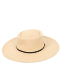 FabSeasons Womens Classic Wide Brim Floppy Panama Hat Belt Buckle Fedora Hat