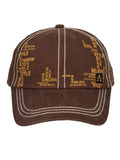 Fabseasons Solid Brushed brown Color Cotton Cap freeshipping - FABSEASONS