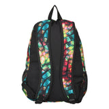 FabSeasons Green with Multicolor Polyester Graphic Printed Backpack