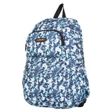 FabSeasons Blue Camouflage Polyester Graphic Printed Backpack