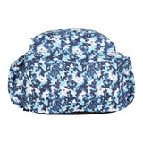 FabSeasons Blue Camouflage Polyester Graphic Printed Backpack