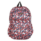 FabSeasons Red Camouflage Polyester Graphic Printed Backpack