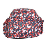 FabSeasons Red Camouflage Polyester Graphic Printed Backpack