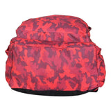 FabSeasons Red Camouflage Polyester Graphic Printed Backpack