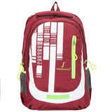 FabSeasons Maroon Numerical Backpack Bag with Raincover