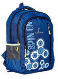 FabSeasons Fidget Spinner Print Blue Backpack