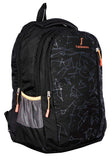 FabSeasons Printed Space Black Backpack for Multipurpose use