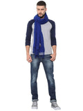 FabSeasons Solid Royal Blue cashmere Scarf