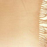 FabSeasons Brown Cream Solid Dual Tone - Double Color Cotton Unisex Scarf