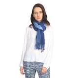 FabSeasons Navy Blue Solid Dual Tone - Double Color Cotton Unisex Scarf