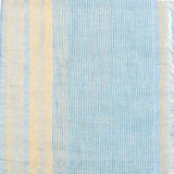 FabSeasons Blue Cream Large Size Striped Polyester Scarf freeshipping - FABSEASONS