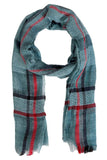 FabSeasons Casual Cotton-Rayon Green Scarf