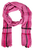 FabSeasons Casual Cotton-Rayon Maroon Scarf