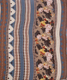 FabSeasons Traditional Brown Viscose Abstract Printed Soft & Stylish Scarf