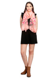 FabSeasons Solid Peach Viscose Stylish Scarf