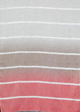 FabSeasons Striped super soft Red Brown Cotton Scarf