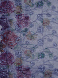 FabSeasons Blue Cotton Stylish Scarf with Floral Embroidery for Women freeshipping - FABSEASONS