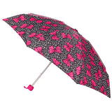 FabSeasons 5 fold Floral Printed Small Compact Manual Dark Pink Umbrella