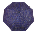 FabSeasons 5 fold Digital Printed Small Compact Manual Navy Umbrella