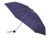 FabSeasons 5 fold Digital Printed Small Compact Manual Navy Umbrella freeshipping - FABSEASONS