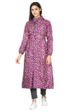 FabSeasons Waterproof Long / Full Raincoat for women with adjustable Hood and Reflector at back for Night visibility. Pack contains Top and Storage Bag