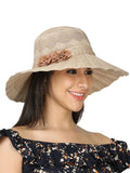 FabSeasons Long Brim Beach and Sun Hat / caps for Women & Girls