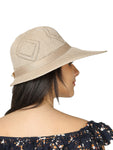 FabSeasons Long Brim Beach and Sun Hat / caps for Women & Girls