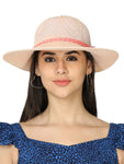 FabSeasons Long Brim Beach and Sun Hat / caps for Women & Girls