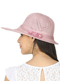 FabSeasons Long Brim Beach and Sun Hat / caps for Women & Girls