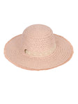 FabSeasons Straw Sun Hat / Caps with long ribbons for Girls & Women