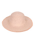 FabSeasons Straw Sun Hat / Caps with long ribbons for Girls & Women