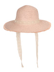 FabSeasons Straw Sun Hat / Caps with long ribbons for Girls & Women