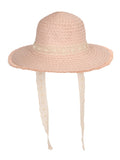 FabSeasons Straw Sun Hat / Caps with long ribbons for Girls & Women