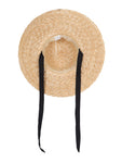 FabSeasons Straw Sun Hat with long ribbons