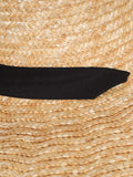 FabSeasons Straw Sun Hat with long ribbons