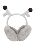 FabSeasons Winter Outdoors Foldable Ear Muffs / Warmer for Girls and Women with cute Horns for protection from Cold