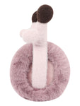 FabSeasons Winter Outdoors Foldable Ear Muffs / Warmer for Girls and Women with cute Horns for protection from Cold