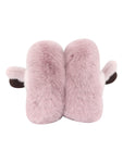 FabSeasons Winter Outdoors Foldable Ear Muffs / Warmer for Girls and Women with cute Horns for protection from Cold