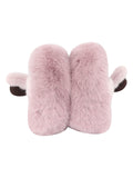 FabSeasons Winter Outdoors Foldable Ear Muffs / Warmer for Girls and Women with cute Horns for protection from Cold