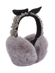 FabSeasons Foldable Ear Muffs for Girls & Women - Winter Ear Warmers with headband - Soft & Warm Earmuffs - Winter Ear Covers